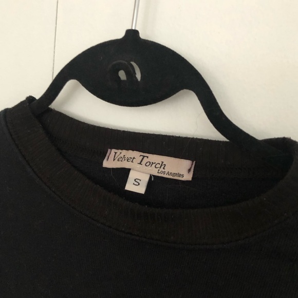 VELVET TORCH Tunic black sweater - Picture 2 of 4